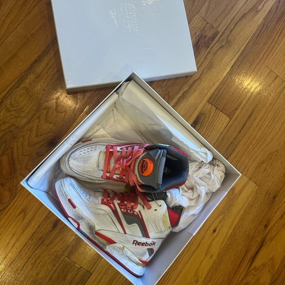 Reebok TZ Pump Deadstock Maison Margiela Red - Picture 4 of 4